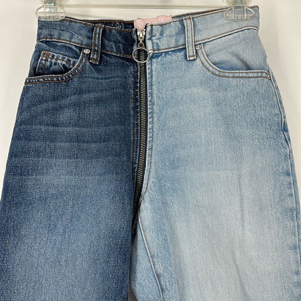 Revice Denim Revice Yin Yang Crops In Tokyo Wash Jeans Two-tone Denim 24